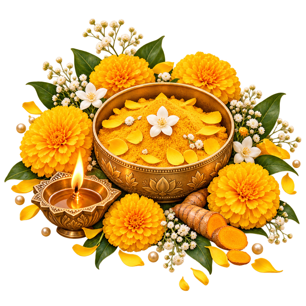 Haldi hues artwork
